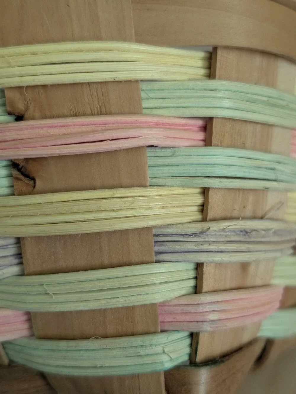 90's Longaberger Spring Woven Basket‎